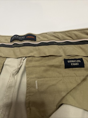 Dockers Men’s Classic Fit Signature Light Khaki Comfort Flex Pants 30X30 - Picture 6 of 14