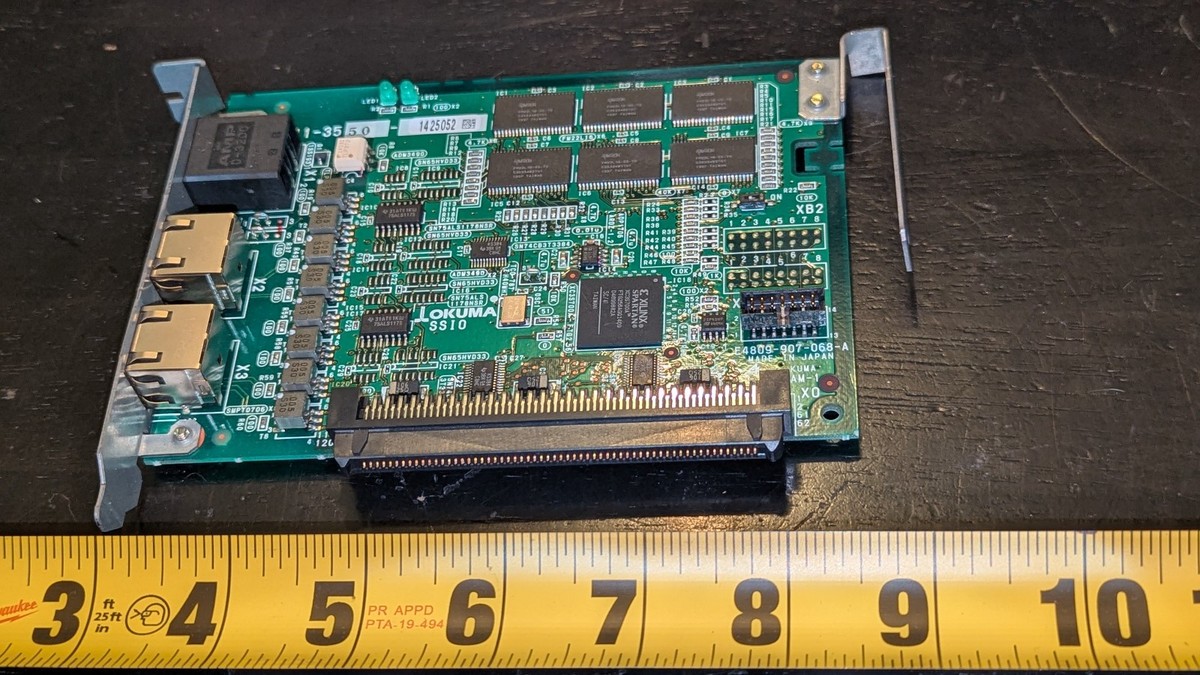 1) Okuma SS10 Plug-In PC Board Assembly A911-3550-1425052 / E4809
