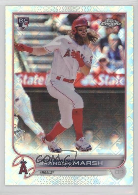 2022 Topps Chrome Logofractor Edition Brandon Marsh #25 09x3