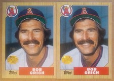 2001 TOPPS ARCHIVES #172 CALIFORNIA ANGELS [2] BOB GRICH 1987 MINT 06622