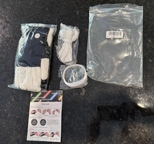 Zonesta Set Of 3 Halloween/Dance LED Light Up Gloves, Glow Shoelaces Bracelet