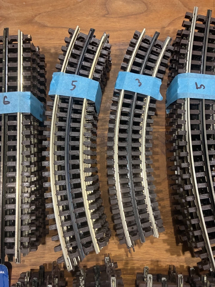 [T-O] 75 Atlas O Gauge Track Nickel Silver 6010 6052 6051 6044 6061 6063 & More - Image 3 of 4