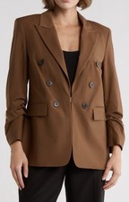 Veronica Beard Beacon Dickey Jacket Size 6 Brown