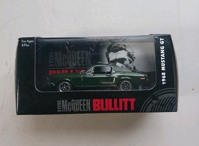  Steve McQueen Bullitt 1968 Ford Mustang GT Diecast Car 1:43