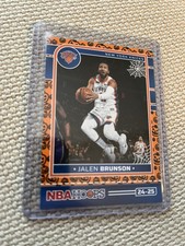 2024-25 Panini Haunted Hoops Orange Pumpkin Jalen Brunson #74 Knicks