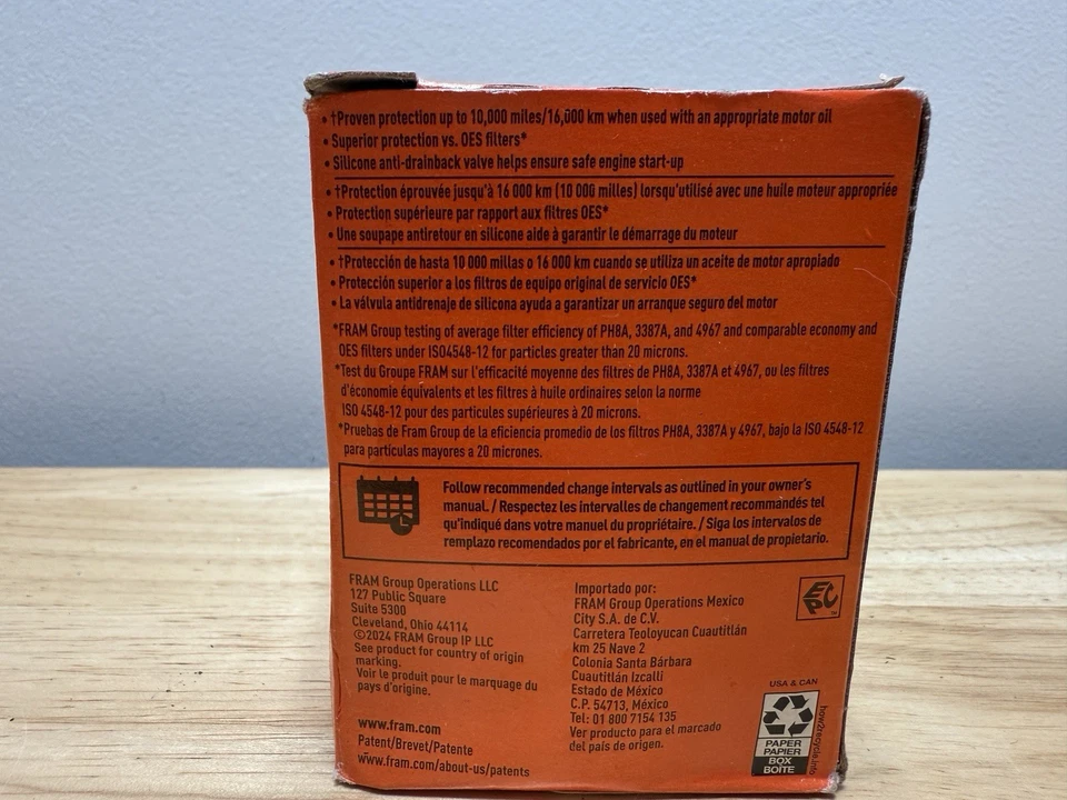 FRAM Extra Guard PH7317 10K Mile Change Automotive Replacement Oil Filter - Image 2 of 4