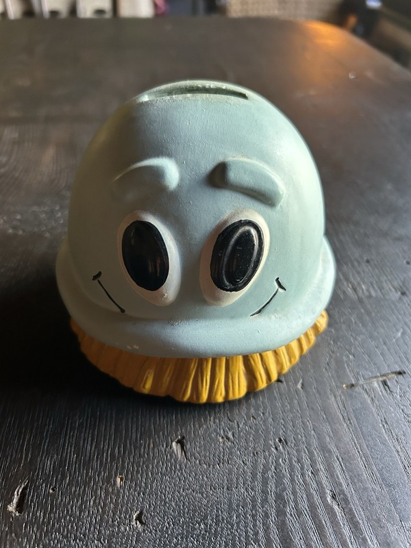Vintage 1992 Scrubbing Bubbles Coin Bank  (B)