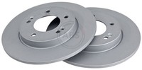 2X A.B.S. 18609 Bremsscheibe FüR Hyundai KIA