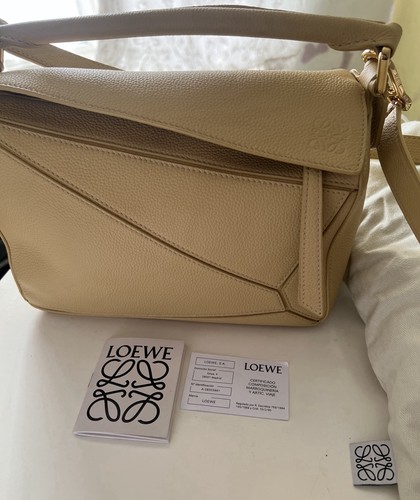 Loewe Puzzle Cross Body Bag Butter Yellow Excellent Condition