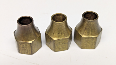 #ad Lot of 3 Eaton Weatherhead Short 5 16quot; Hydraulic SAE 45° Nut Fitting 1110x5 $9.99