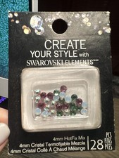 Swarovski 4mm HotFix Crystal Mix Create Your Style 28 Pieces Vintage