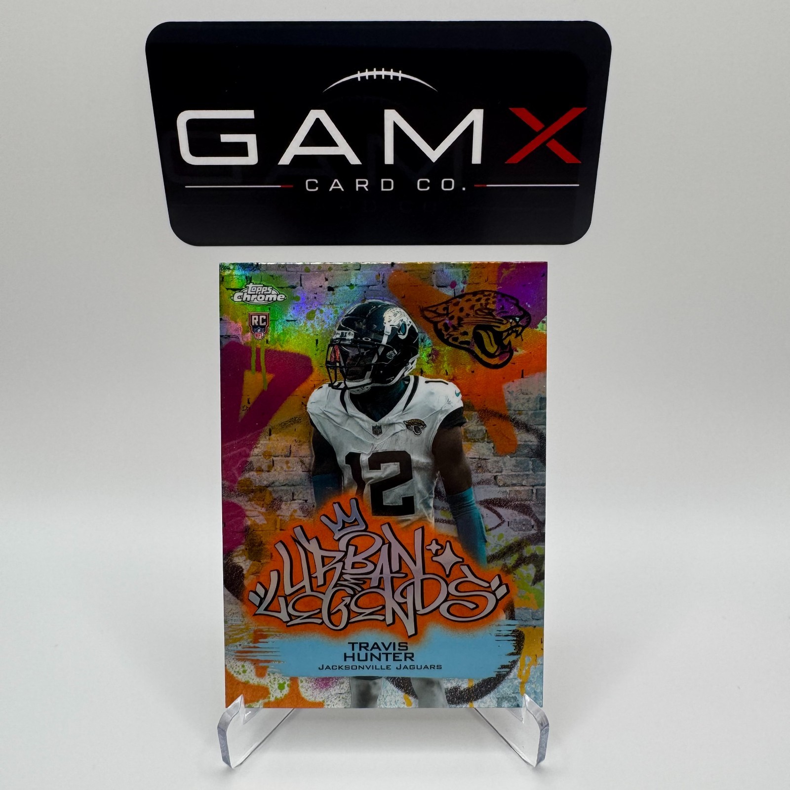 2025 Topps Chrome Urban Legends Travis Hunter Rookie Case Hit #UL-24 Raiders