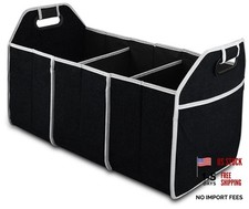 Car Trunk Organizer - Portable Foldable Waterproof Auto Storage Bag - 3 Pack
