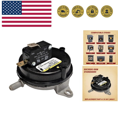 #ad Breckwell and Stove Replacement Vacuum Pressure Air Switch for Golden Eagle ... $51.29