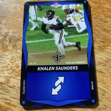 Khalen Saunders-N.O.  Saints-2025 UNO Elite NFL ALT Jersey Edition #151-Blue
