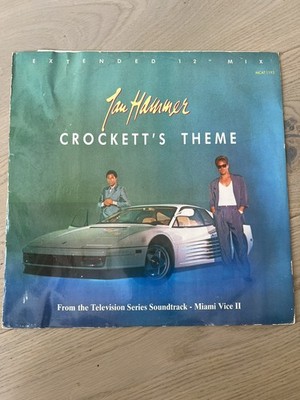 MCA Records. Jan Hammer   Crockett's Theme. MCAT 1193 Vinyl Record 