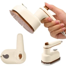 Saker Plus Steam Iron - Portable Steam lron with Anti-Scalding Base, 2 In 1 H...