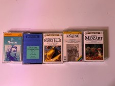 Lot Of 5 Mozart Classical Cassette Tapes