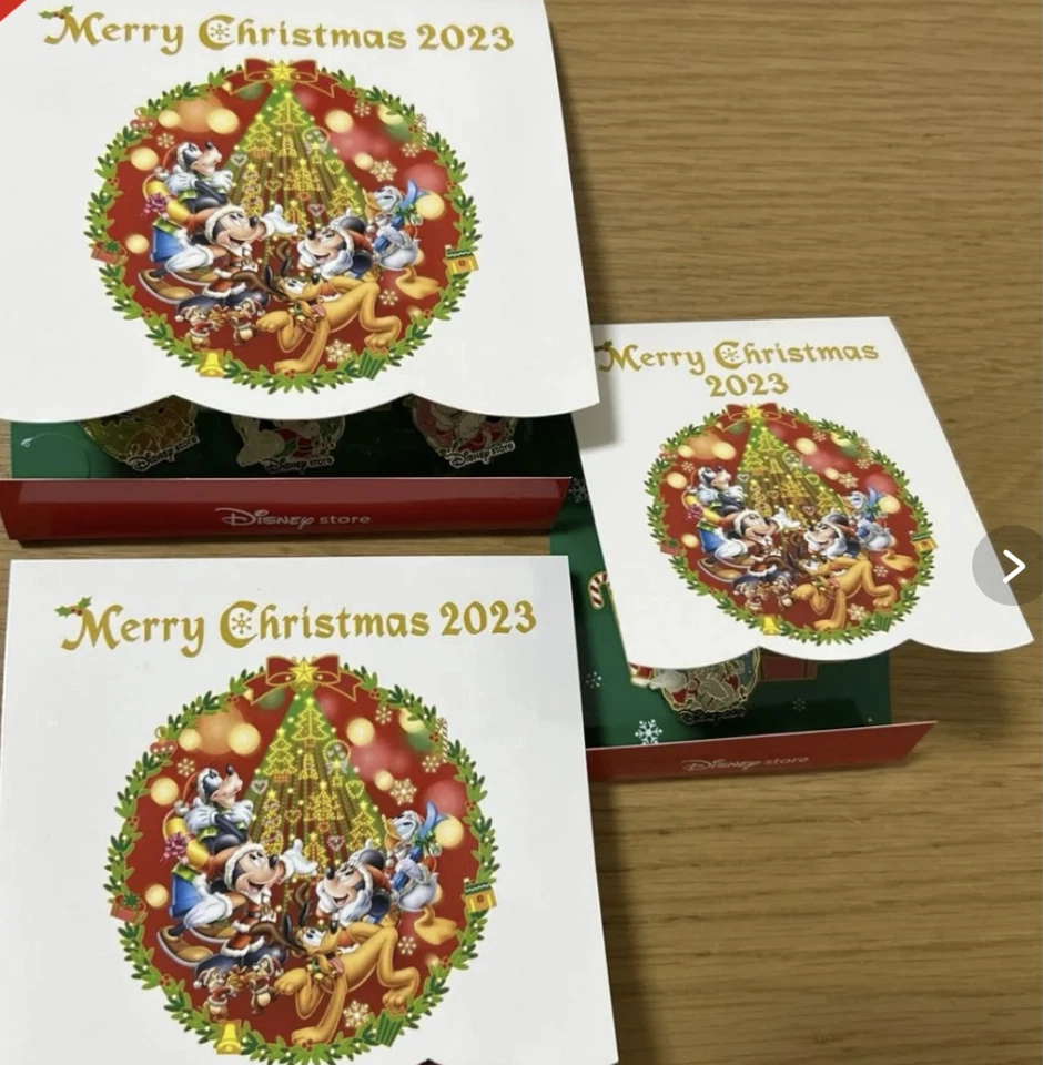 Completo Disney Store Navidad 2023 Original Charm Set 7 • Exclusivo Japón NUEVO Foto 2 de 3