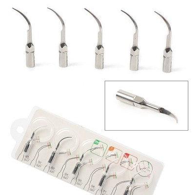 5 Typ Dental Ultraschall Scaler Scaling Endo Perio Tip für EMS WOODPECKER