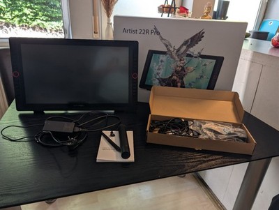 XP-Pen Artist 22R Pro Grafiktablet/Display-Tablet USB mit Stift, Zubehör, OVP