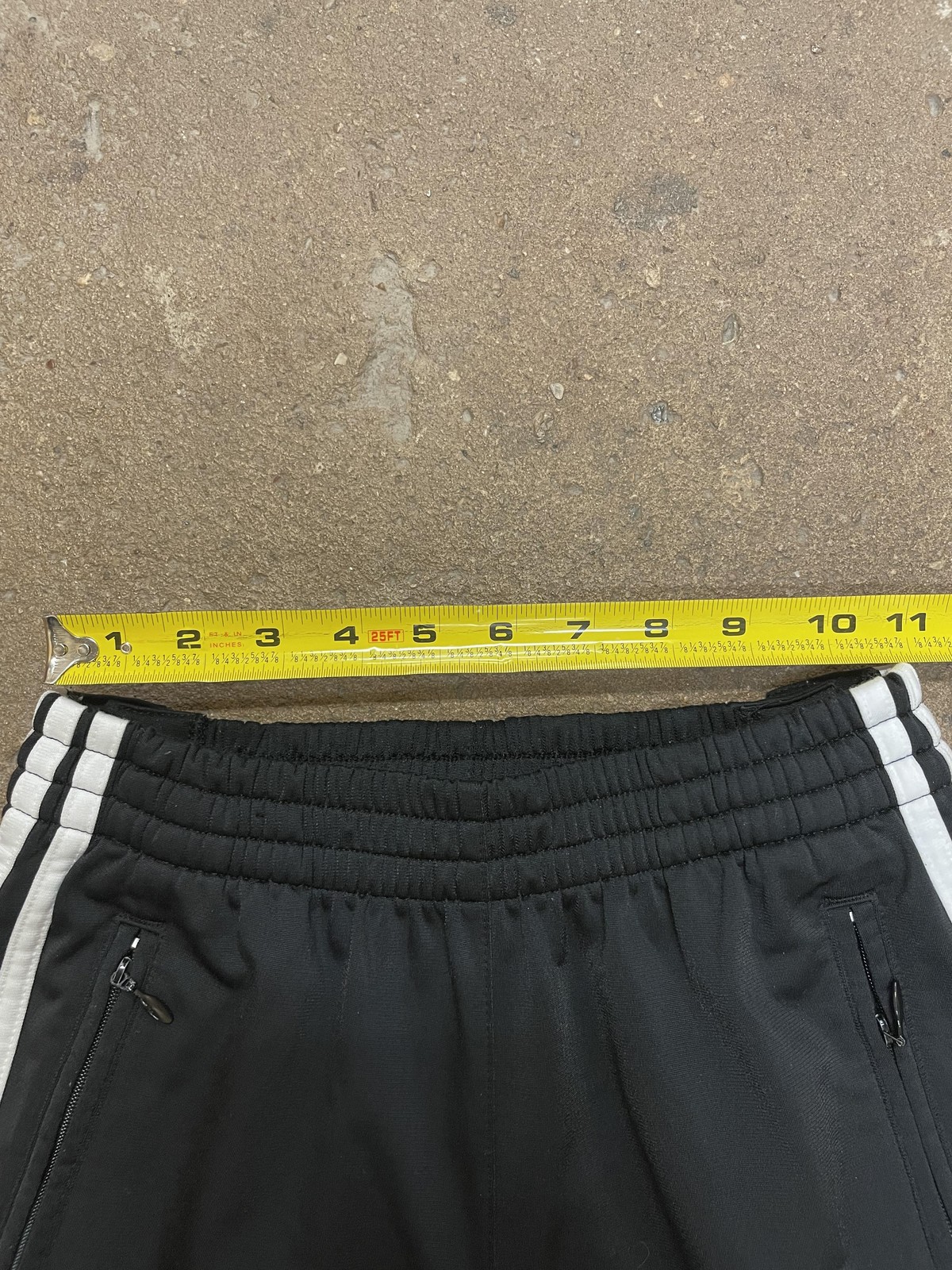 Adidas Track Pants Teens XS Black Snap Tear Away 3-Stripes Zip Pockets Athletic thumbnail 14