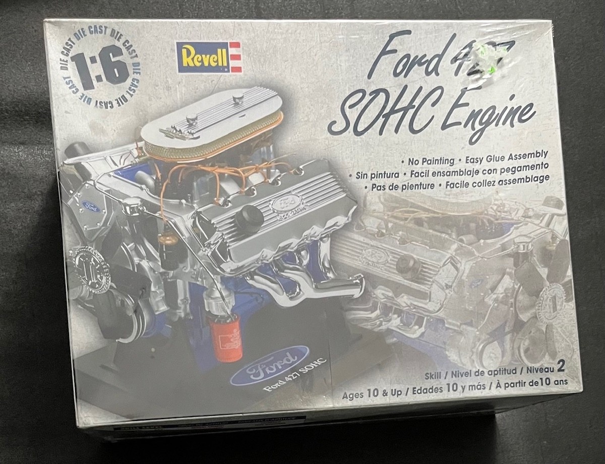 学研 Ford Turbine Engine 1/8 プラモデル VTG Revell FORD 427 SOHC Engine Model Kit 85-1565 1:6 Scale RARE