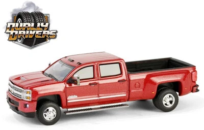 CHEVROLET Silverado 3500 HD Dually - 2018 - Cajun red - Greenlight 1:64