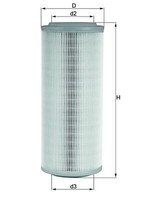 Mahle Luftfilter Lx 855 Passend FüR Fiat Lancia