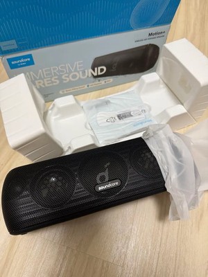Anker Soundcore Motion+ Bluetooth Speaker - 30W aptX Hi-Res Audio IPX7 Black