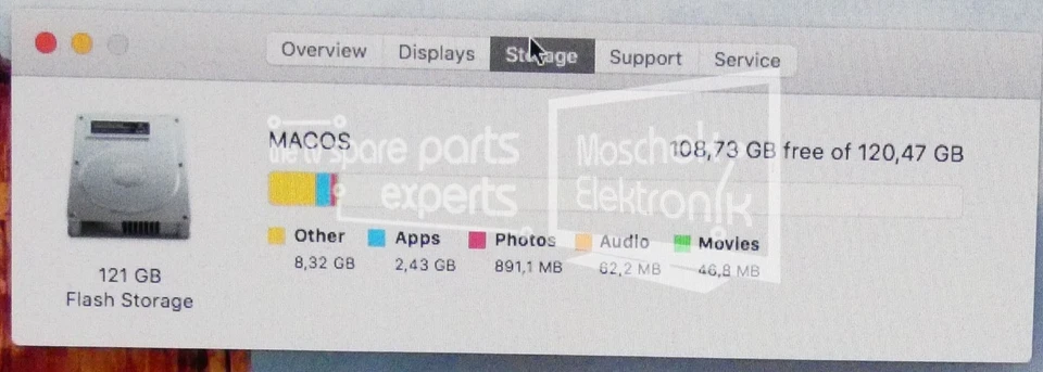 Apple MacBook Air A1369 13" Core 2 Duo 1,86GHz 4GB RAM 128GB SSD Nvidia 320M - Bild 4 von 4