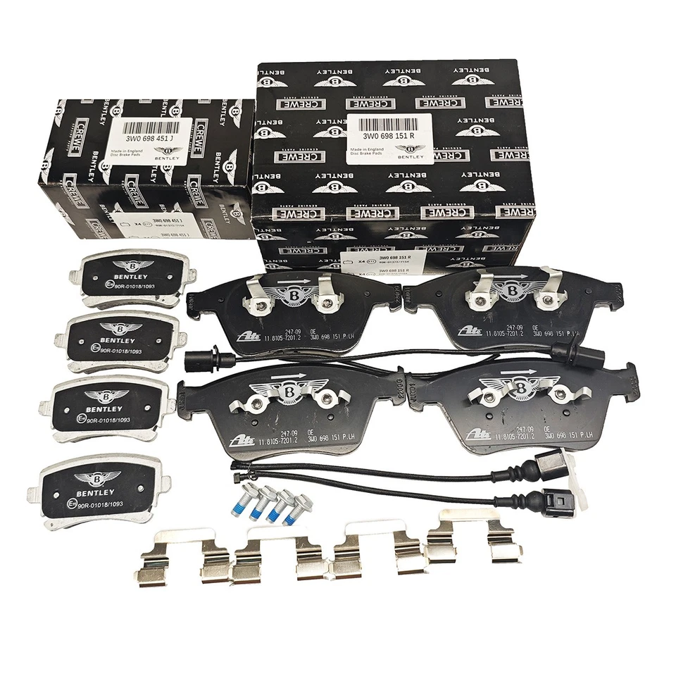 NEW Front & Rear Brake Pads For Bentley Continental Gt, Gtc, & Flying Spur - Image 2 of 4