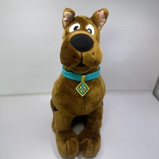 Scooby Doo Plush Toy Brown Dog Sitting Kids Toy Cartoon Network 1998 Untested 