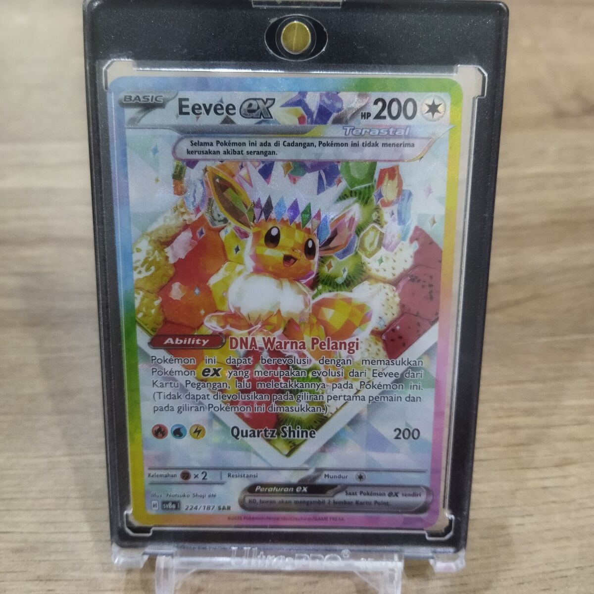 Eevee ex SV8a 224/187 SAR Special Art Rare Terastal Festival Eevee ex SV8a 224/187 SAR Special Art Rare Terastal Festival