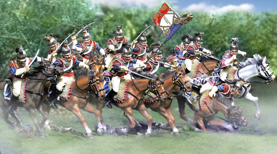 THE COLLECTORS SHOWCASE NAPOLEONIC FRENCH CS00813 CUIRASSIER POSTING MIB - Image 2 of 2