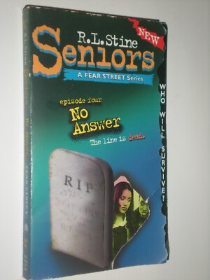 R.L. Stine Fear Street Seniors Episode 4 No Answer YA horror series 1st Printing
