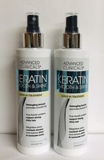 2 Bottles Keratin Smooth  Shine Leave-in Treatment 8 fl oz Each