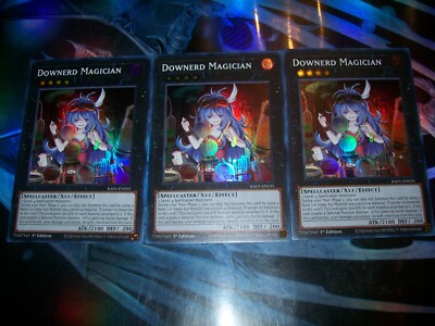 3x Downerd Magician 1st Edition Super Rare RA01-EN035 Yu-Gi-Oh!