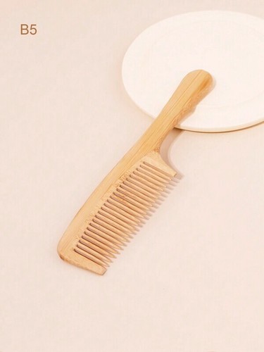 Natural Bamboo Wooden Hair Comb – Wide Tooth Comb - Picture 7 of 11