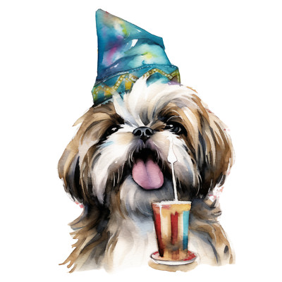 100X Shih Tzu Auto Aufkleber 9x9 cm Hunde Sticker Wetterfest & Selbstklebend