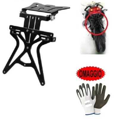 Pour Honda Cbr 1000 Ff Fireblade Sp 2017-2021 Porte Plaque Régable Moto O - Photo 1/4