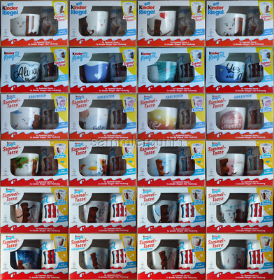 1 KINDER RIEGEL TASSE -NEU & OVP- Ihrer Wahl von Könitz / Ferrero 2020-2026
