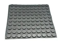 Lot of 96 pcs    7/16” x 1/8" H Small Rubber Bumper Feet  3M Adhesive Backing