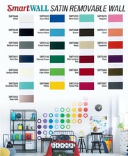 24" x 10 yds SmartWall 3mil Matte/Satin Removable Wall Vinyl Film Craft Hobby