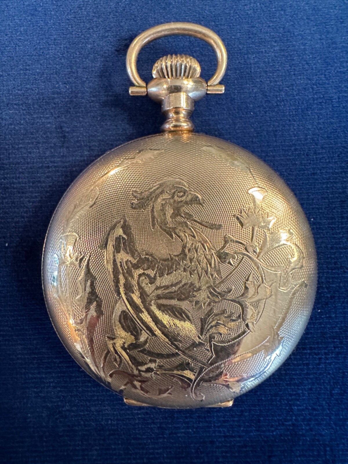 BURLINGTON WATCH CO. Gold plated POCKET WATCH NOT RUNNING eBay