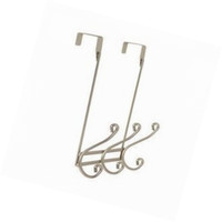Modena Over The Door 3 Hook Rack Color: Satin Nickel Modena Over The Door 3 Hook Rack Color: Satin Nickel