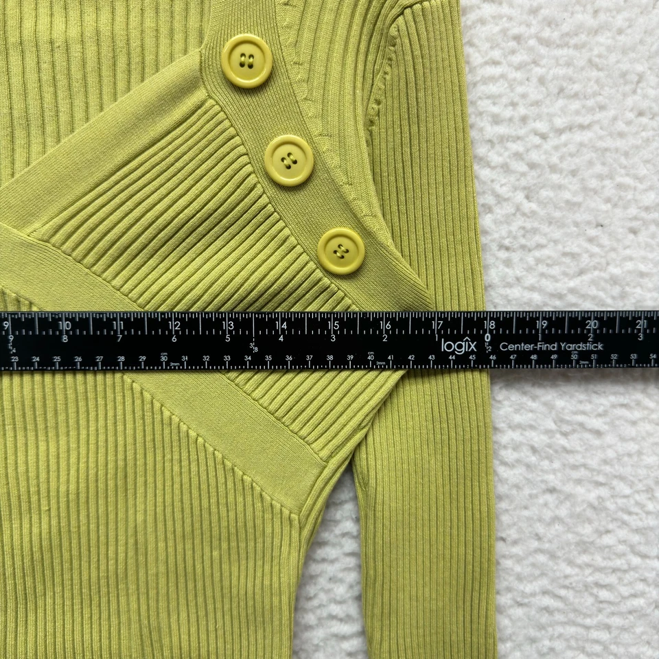 Y2K 复古上衣大号 Chartreuse 波西米亚仙女垃圾奇思戈斯 Corpcore 办公室 — 第 4/4 张图片