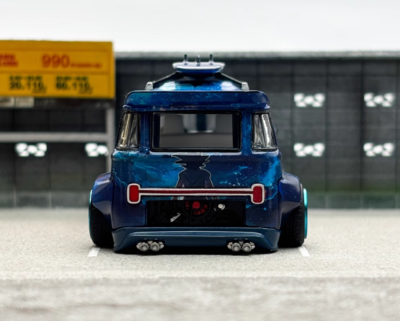 Liberty 1:64 Blue VW T1 Camper Van Bus Kombi Dragon Model Diecast
