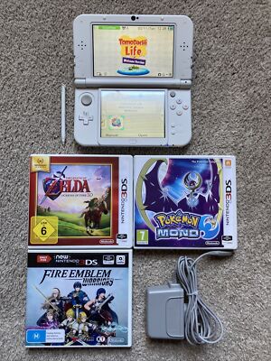 Pearl White New Nintendo 3ds Xl Console And Games Bundle Ebay