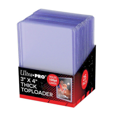 Ultra PRO Toploader - Thick Toploader 100pt 25 Stück